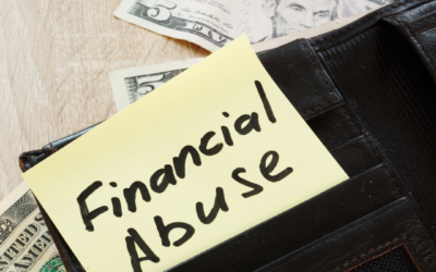 What is financial abuse?